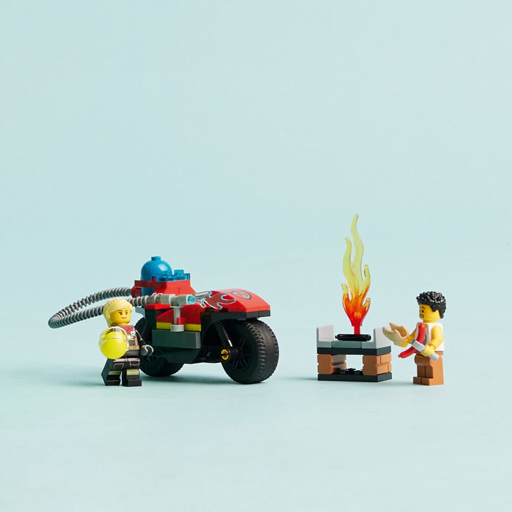 LEGO City - Brandslukningsmotorcykel 4+