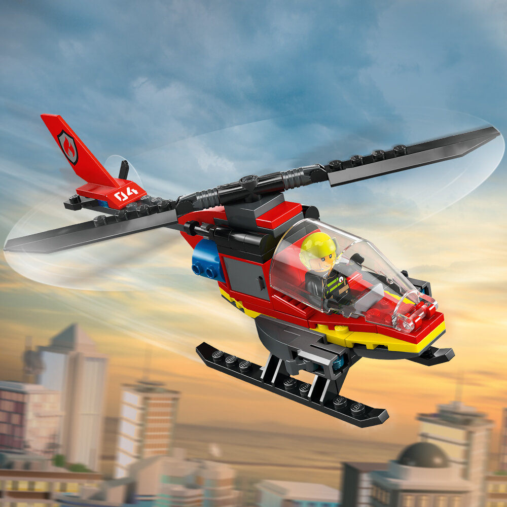 LEGO City - Brandslukningshelikopter 5+