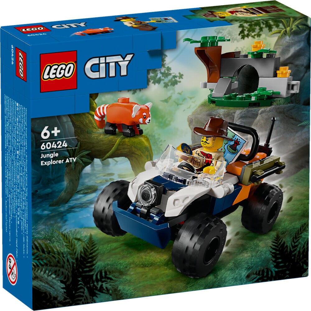 LEGO City - Jungleeventyr – ATV og rød panda-mission 6+