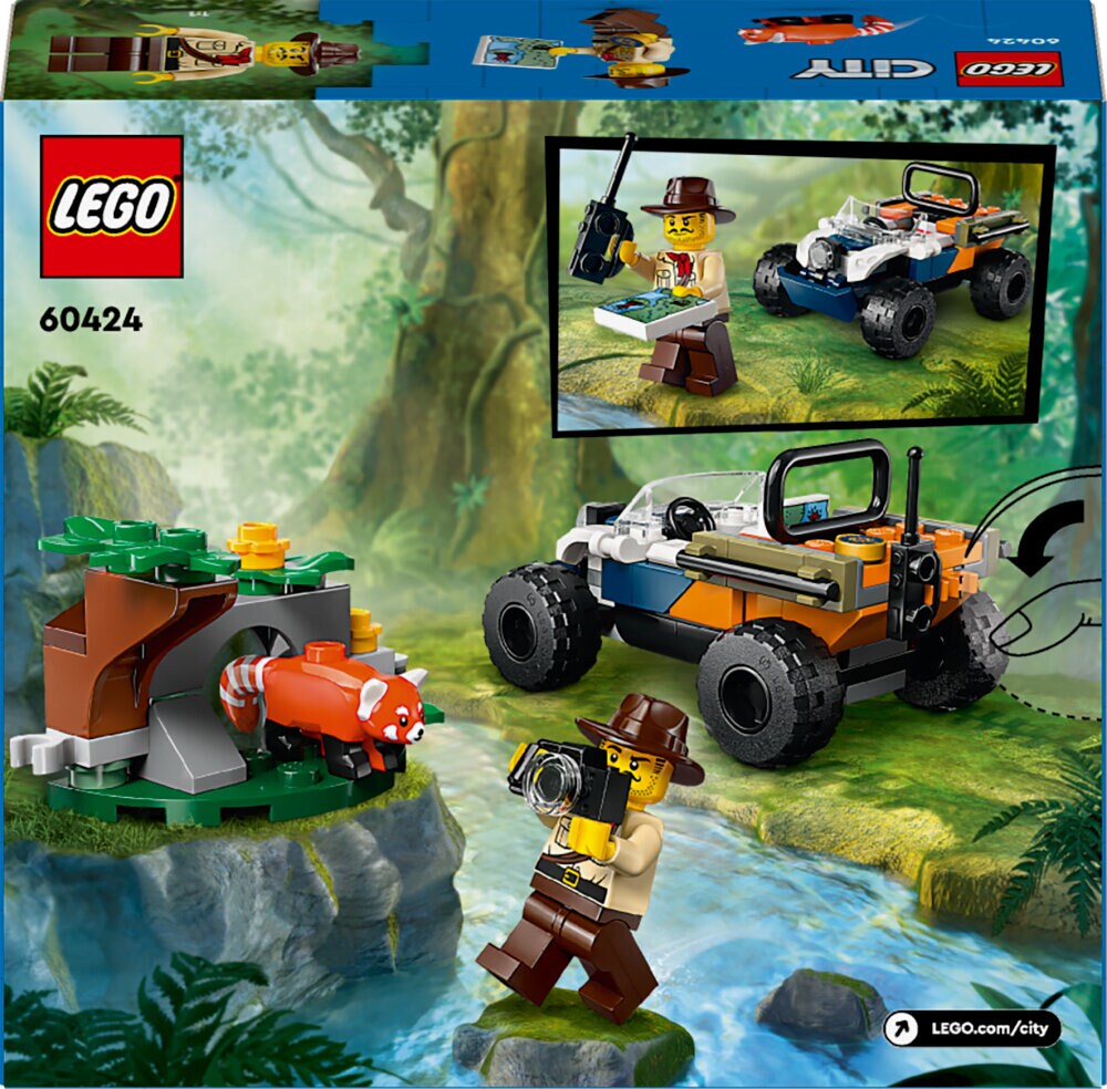 LEGO City - Jungleeventyr – ATV og rød panda-mission 6+
