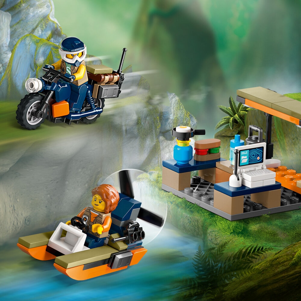 LEGO City - Jungleeventyr – helikopter og ekspeditionsbase 8+