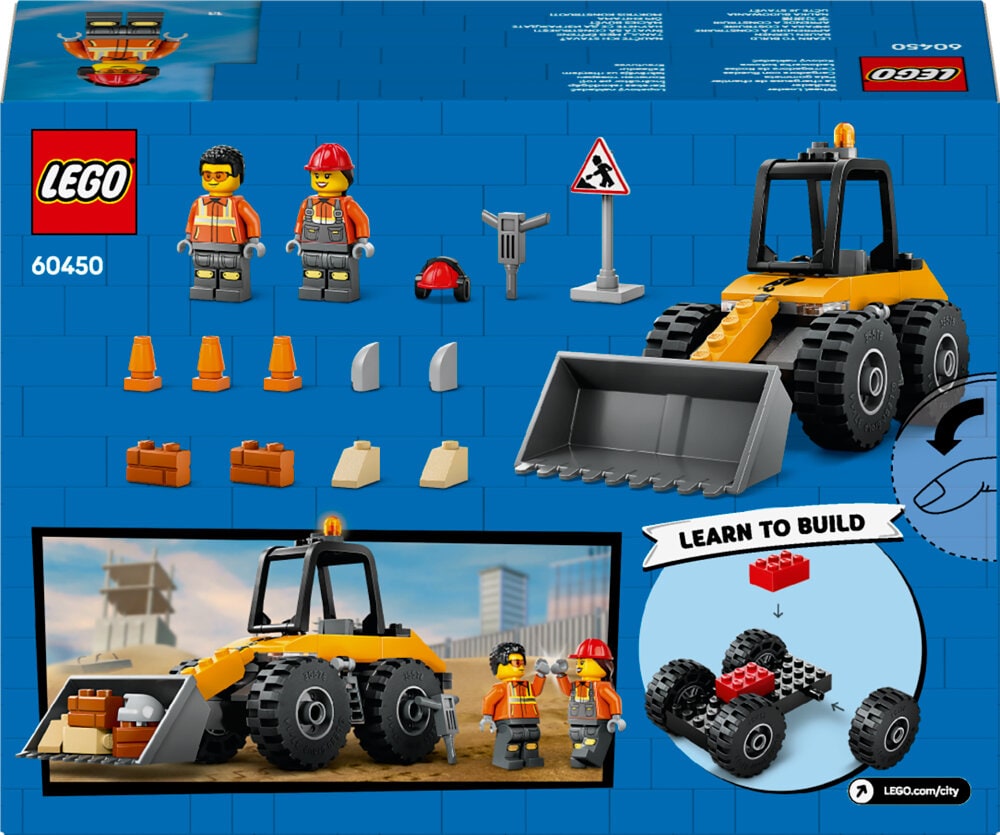 LEGO City - Gul gummiged 4+