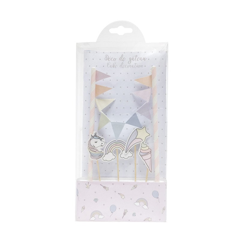 Enhjørning - Kagedekoration