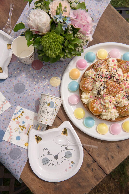 Kitty Party - Tallerkener 10 stk