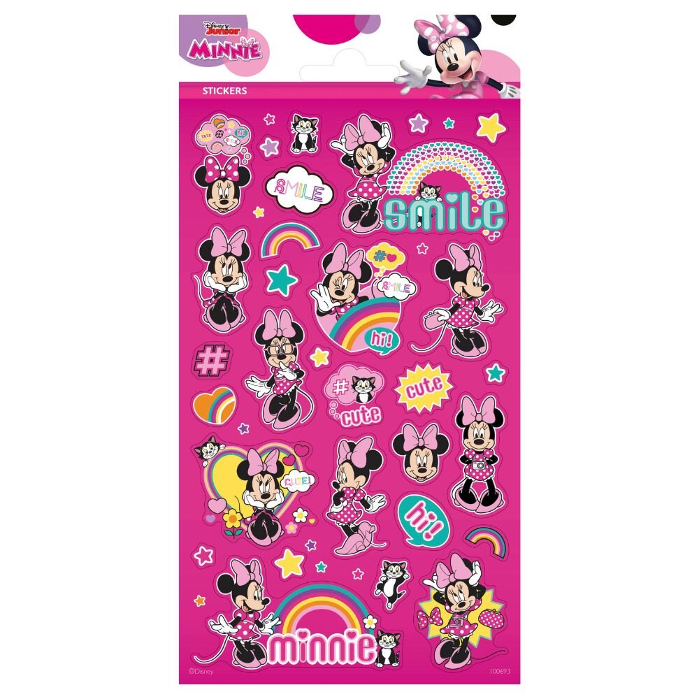 Minnie Mouse Glitrende Klistermærker