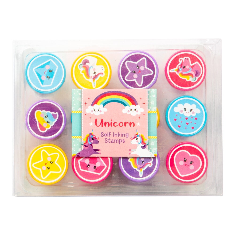 Stempelsæt Enhjørninger 12-pakke