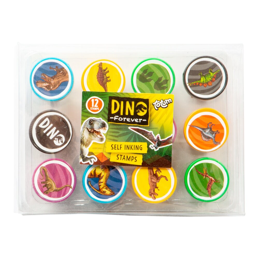 Stempelsæt Dinosaurer 12-pakke
