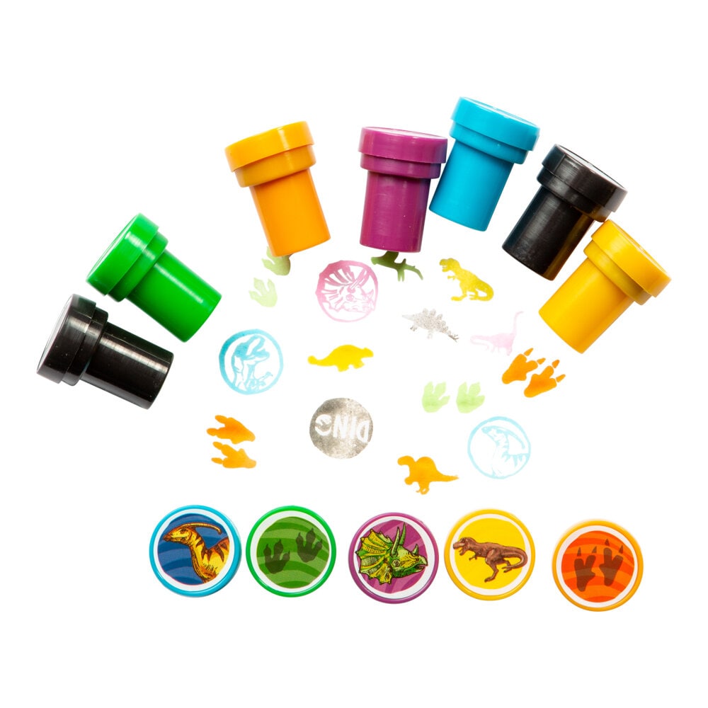 Stempelsæt Dinosaurer 12-pakke