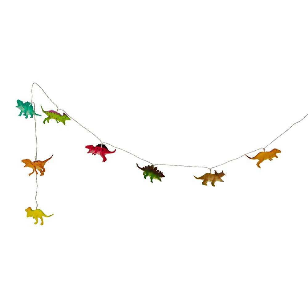 LED lyskæde med dinosaurer