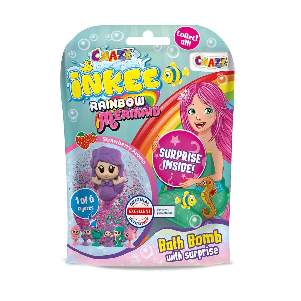 Badebombe med overraskelse - Havfruefigurer