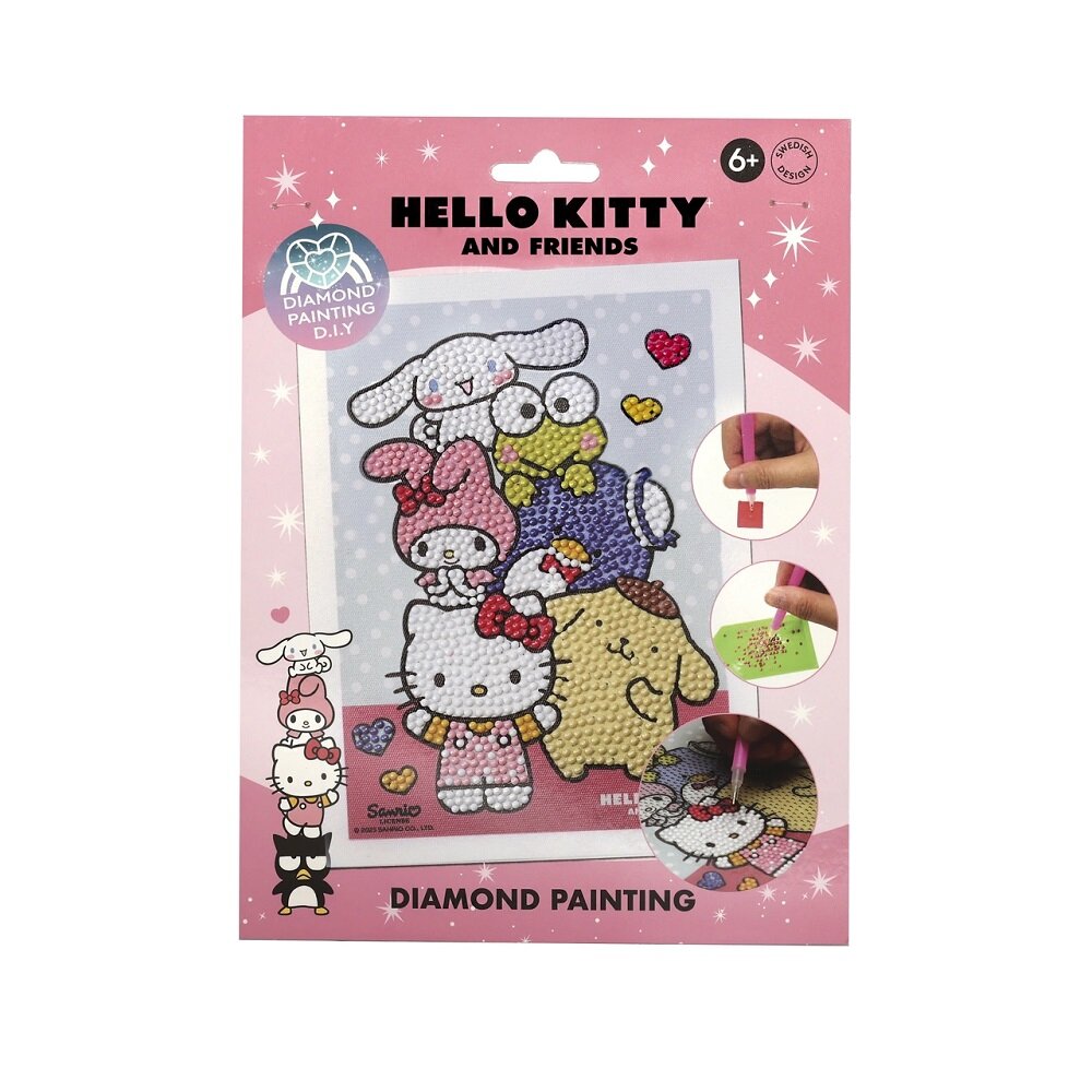 Hello Kitty - Diamond painting sæt