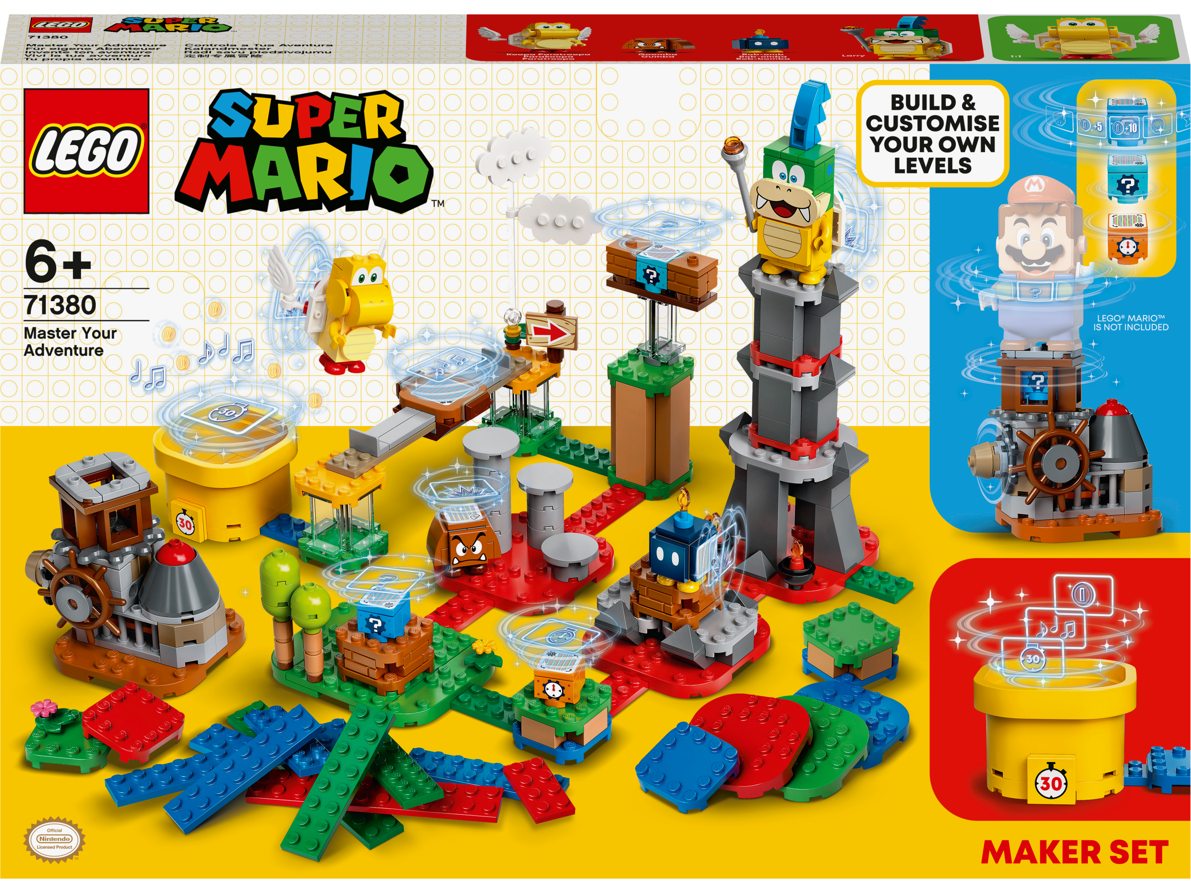 LEGO Super Mario, Byg dit eget eventyr – skabersæt 6+