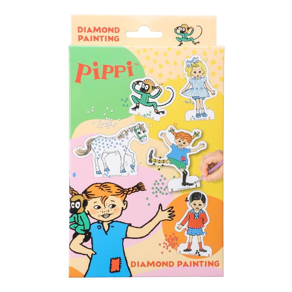 Pippi Langstrømpe Diamond Painting Set