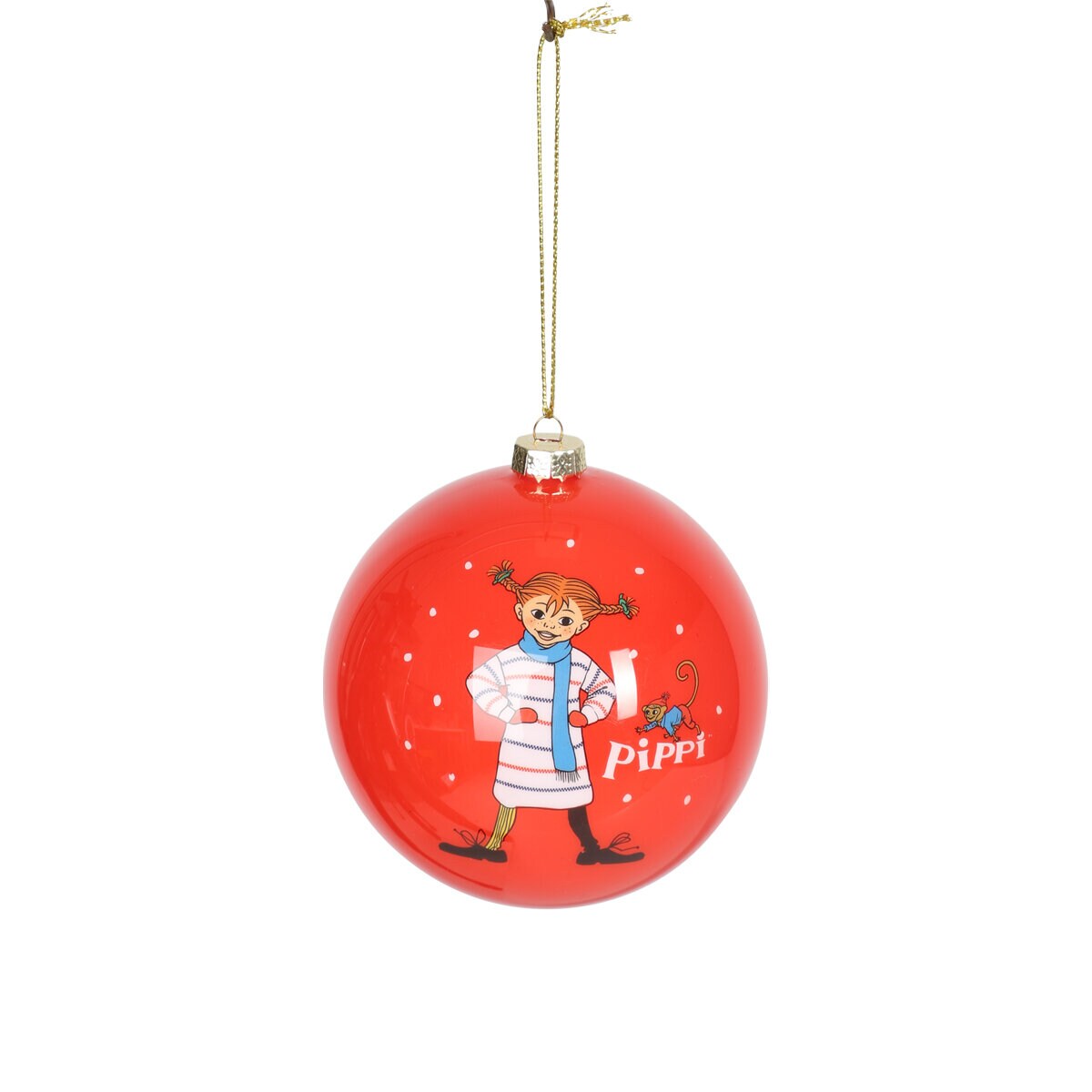 Julekugler Pippi Langstrømpe 3 stk