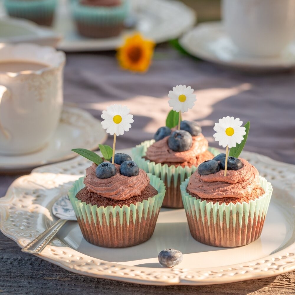 Daisy - Cake Toppers 10 stk
