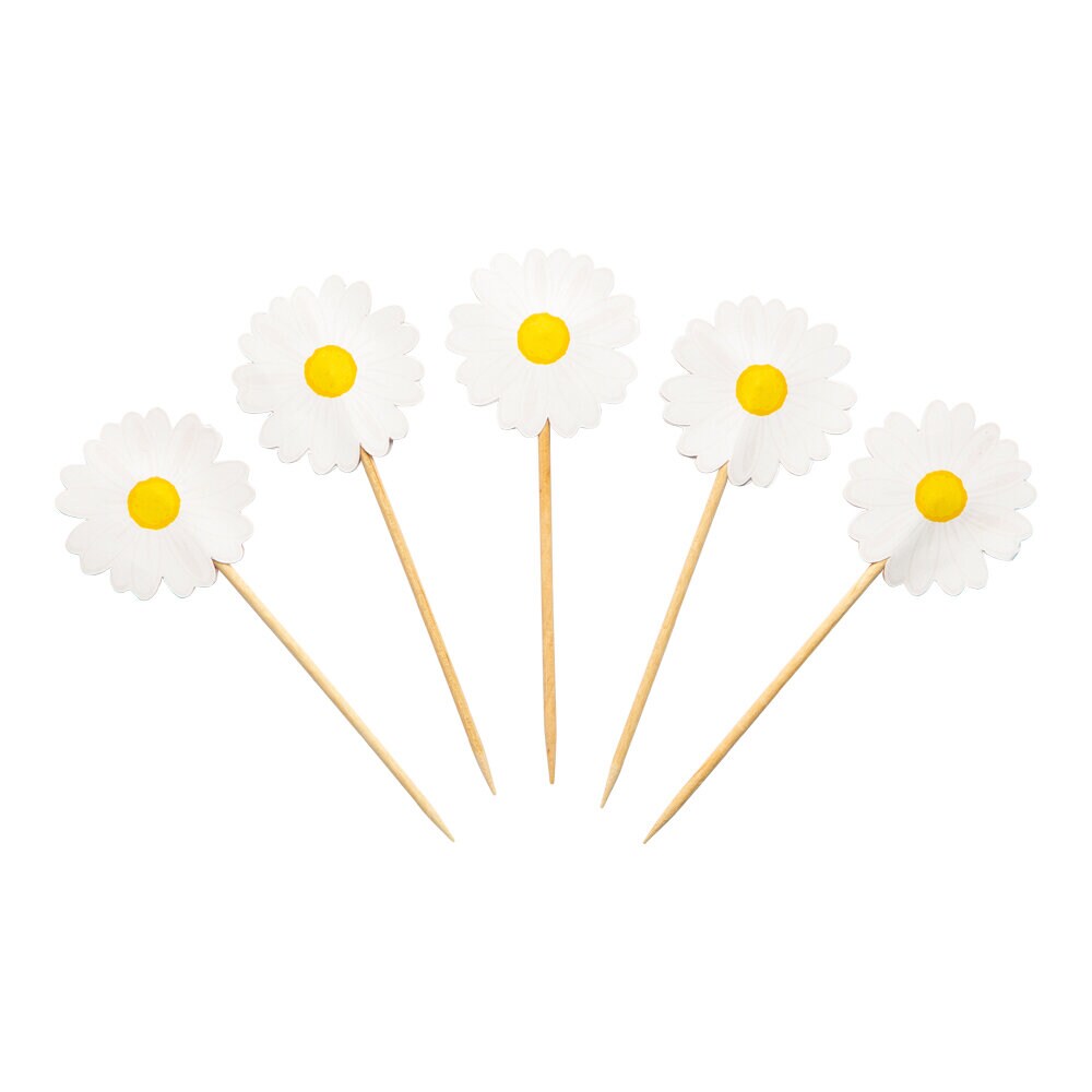 Daisy - Cake Toppers 10 stk