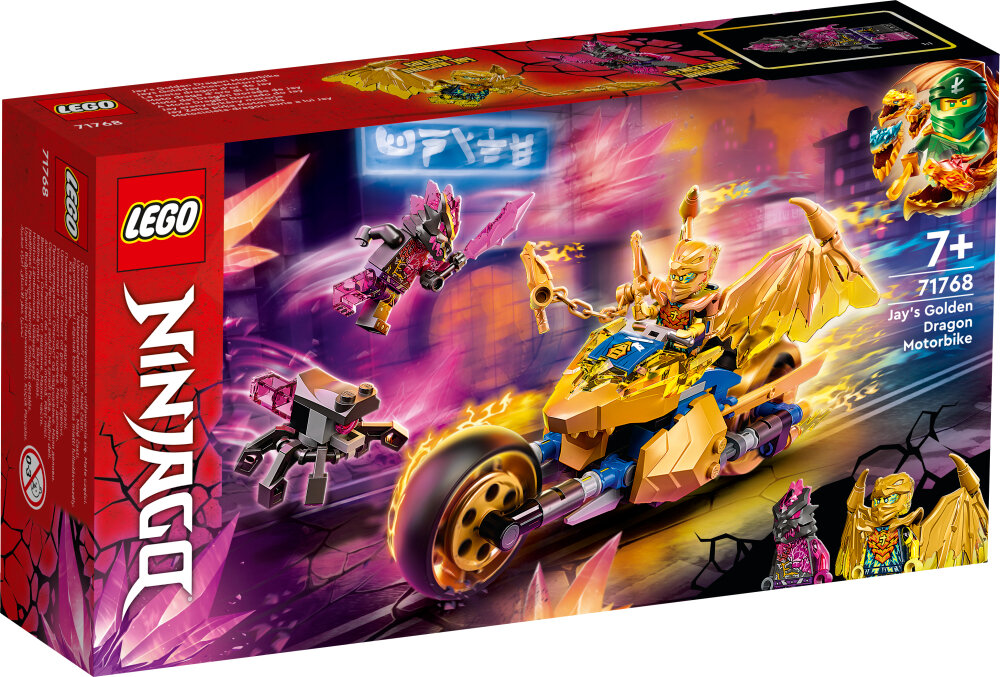 LEGO Ninjago - Jays gyldne drage-motorcykel 7+