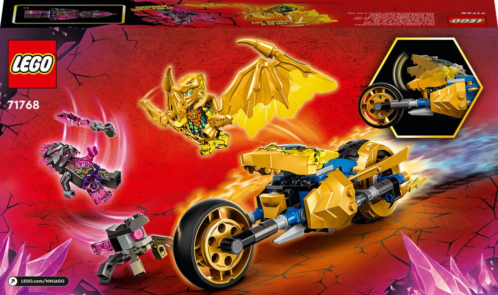LEGO Ninjago - Jays gyldne drage-motorcykel 7+