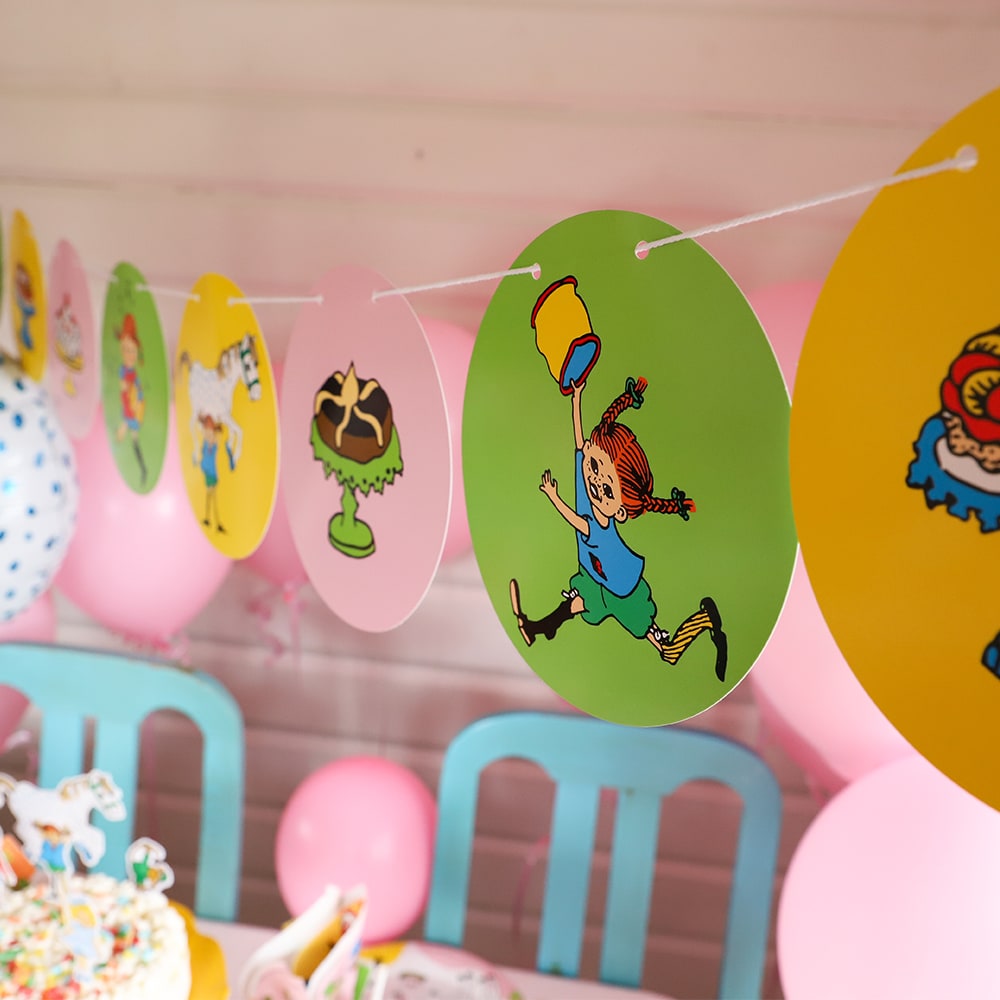 Pippi Langstrømpe - Guirlande 3 meter