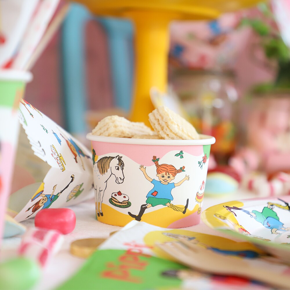 Pippi Langstrømpe - Isbægre 8 stk