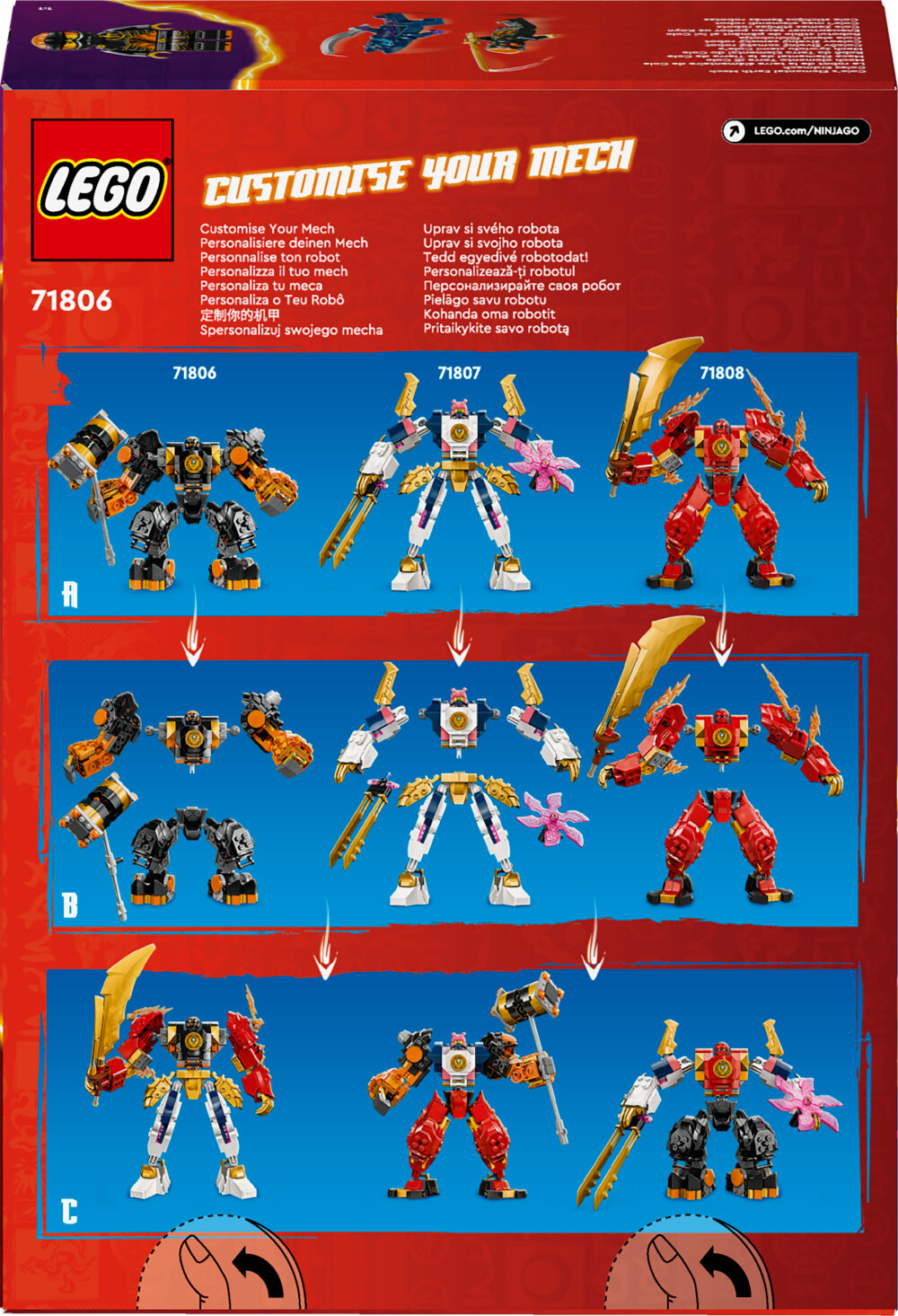 LEGO Ninjago - Coles jord-elementrobot 7+