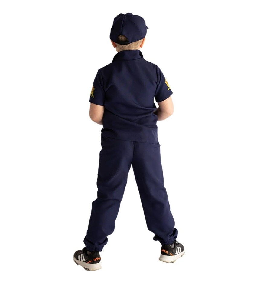 Norsk Politi Kostume Børn 3-8 år