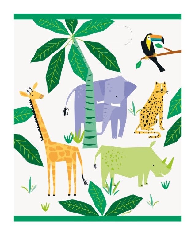 Safari Animal - Slikposer 8 stk