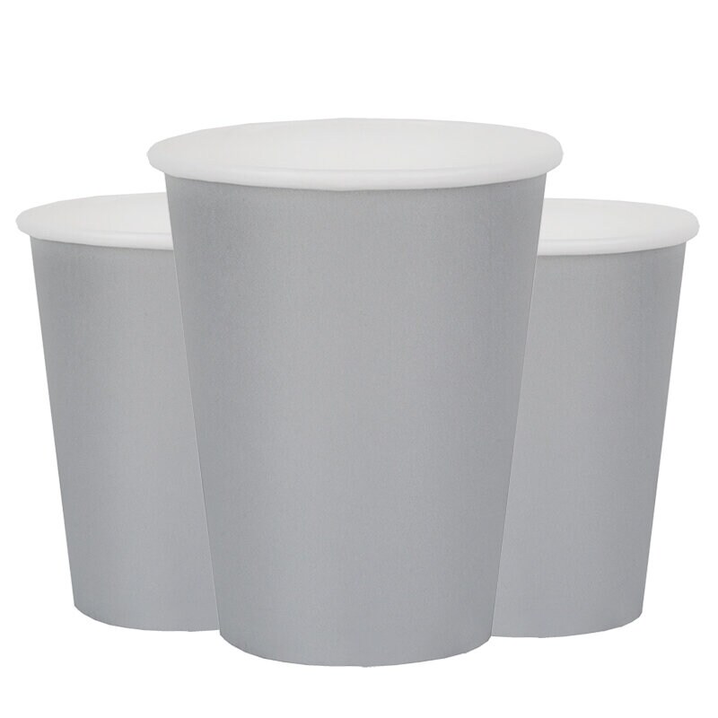 Papkrus 250 ml - Sølv 10 stk