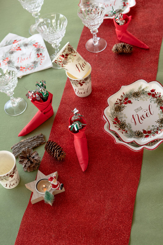 Bordløber - Rød Glimmer 3 meter