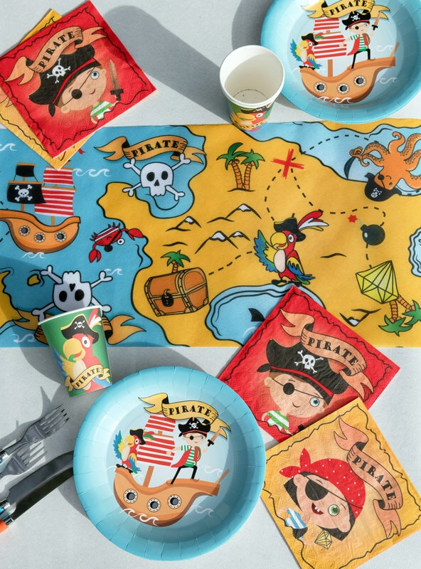 Små Pirater - Papkrus 10 stk