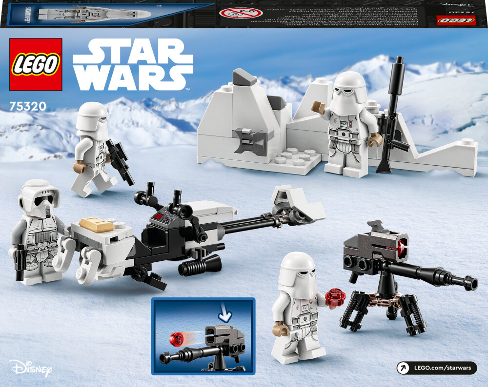 LEGO Star Wars - Snesoldat Battle Pack 6+