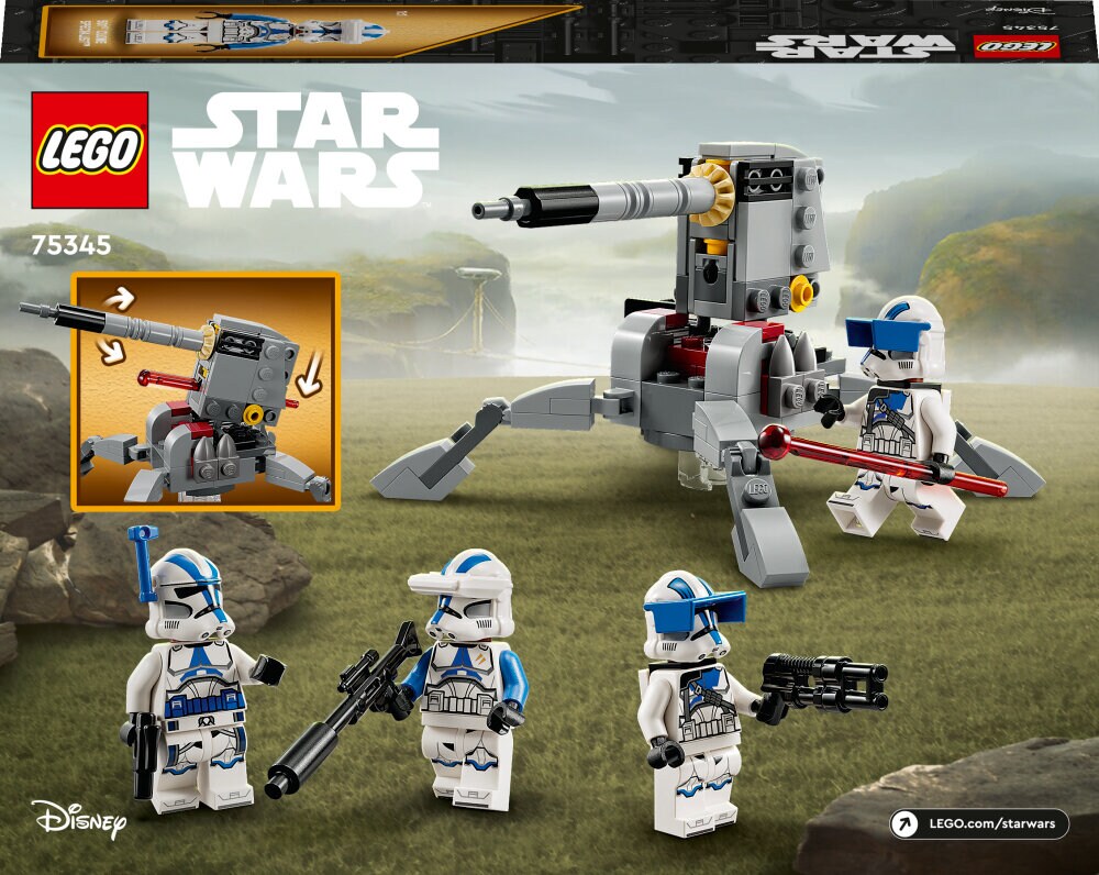LEGO Star Wars - Battle Pack med klonsoldater fra 501. legion 6+