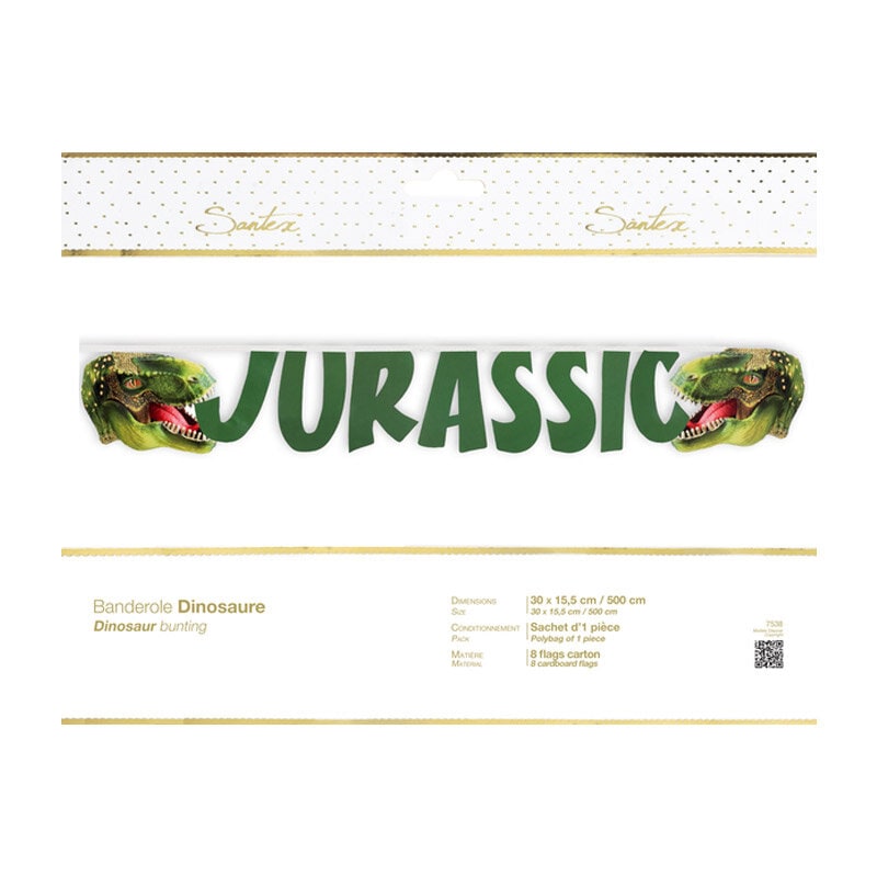Dinosaurie - Guirlande Jurassic 5 meter