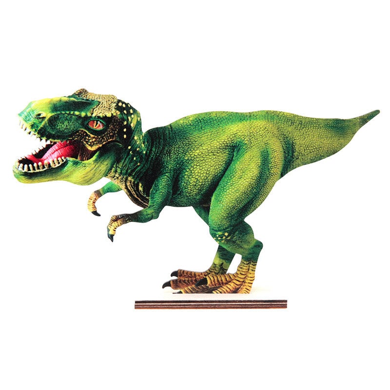 Dinosaur - 2D Borddekoration i træ 24 cm 