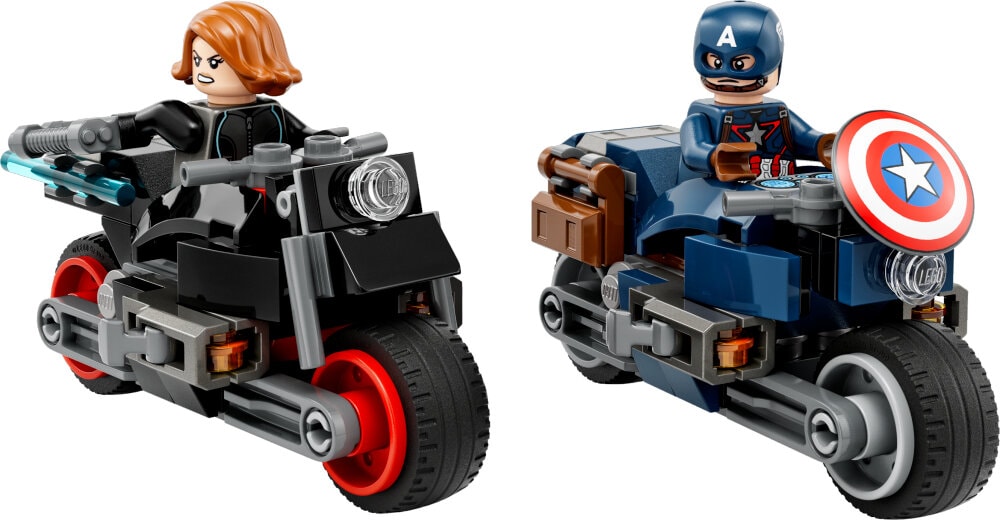 LEGO Avengers - Black Widow og Captain Americas motorcykler 6+