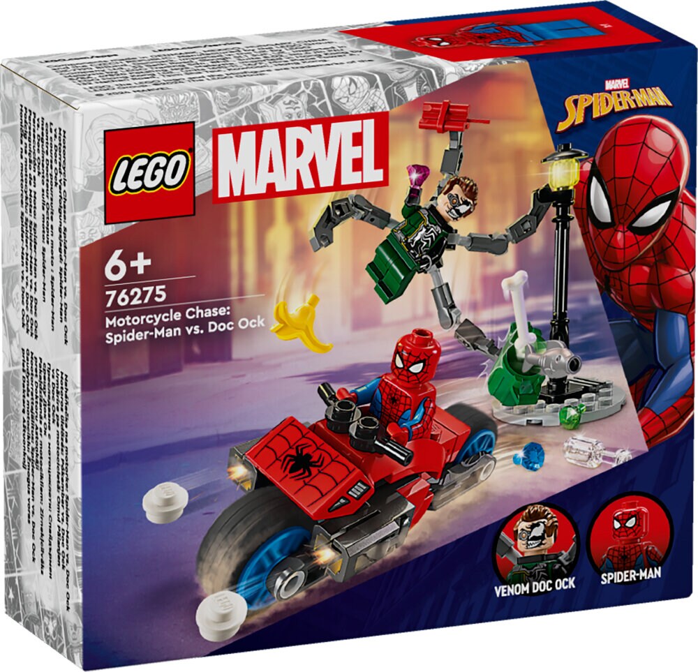 LEGO Marvel - Motorcykeljagt: Spider-Man mod Doc Ock 6+