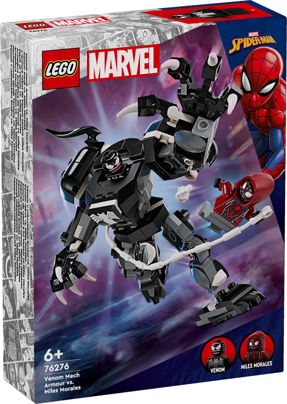 LEGO Marvel - Venom-kamprobot mod Miles Morales 6+