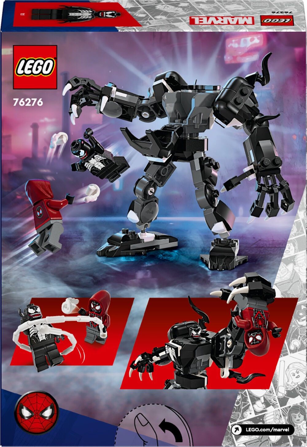 LEGO Marvel - Venom-kamprobot mod Miles Morales 6+