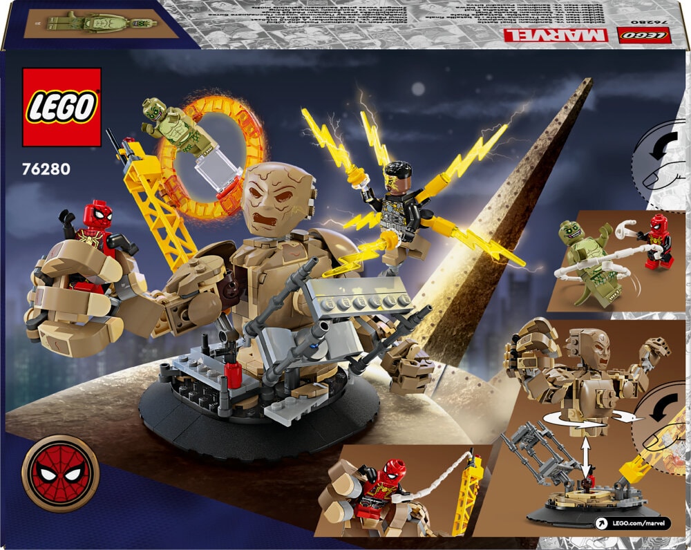 LEGO Marvel - Spider-Man mod Sandman: den endelige kamp 10+