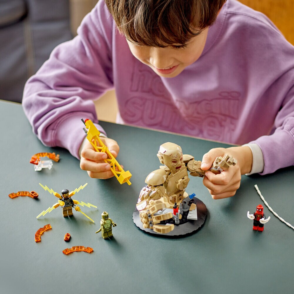 LEGO Marvel - Spider-Man mod Sandman: den endelige kamp 10+