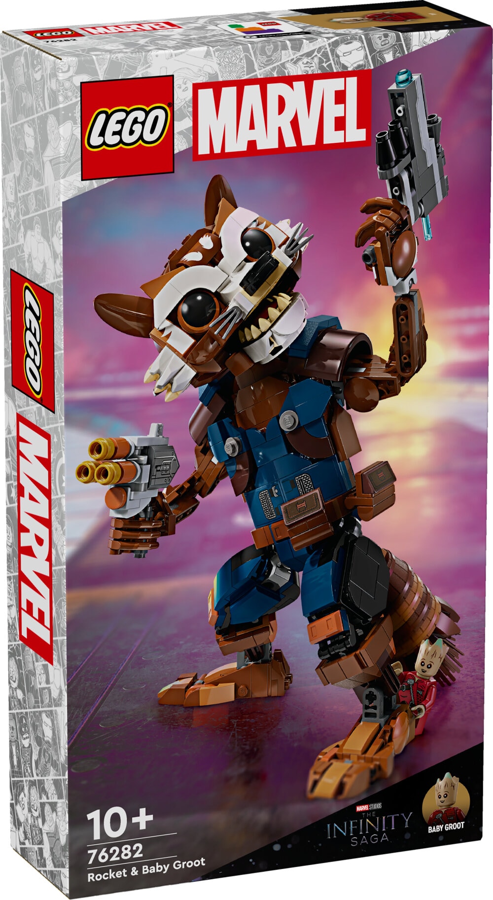 LEGO Marvel - Rocket og Baby Groot 10+