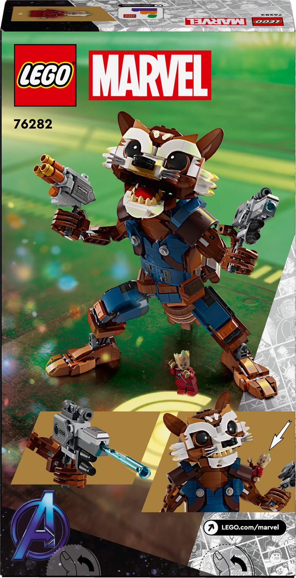 LEGO Marvel - Rocket og Baby Groot 10+