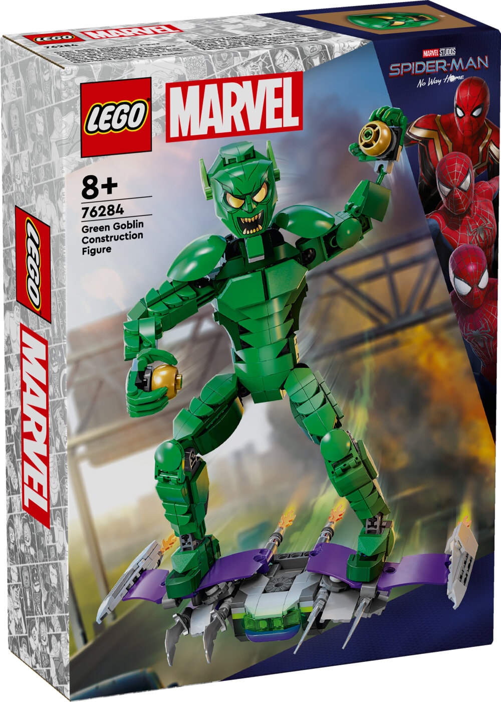 LEGO Marvel - Byg selv-figur af Green Goblin 8+