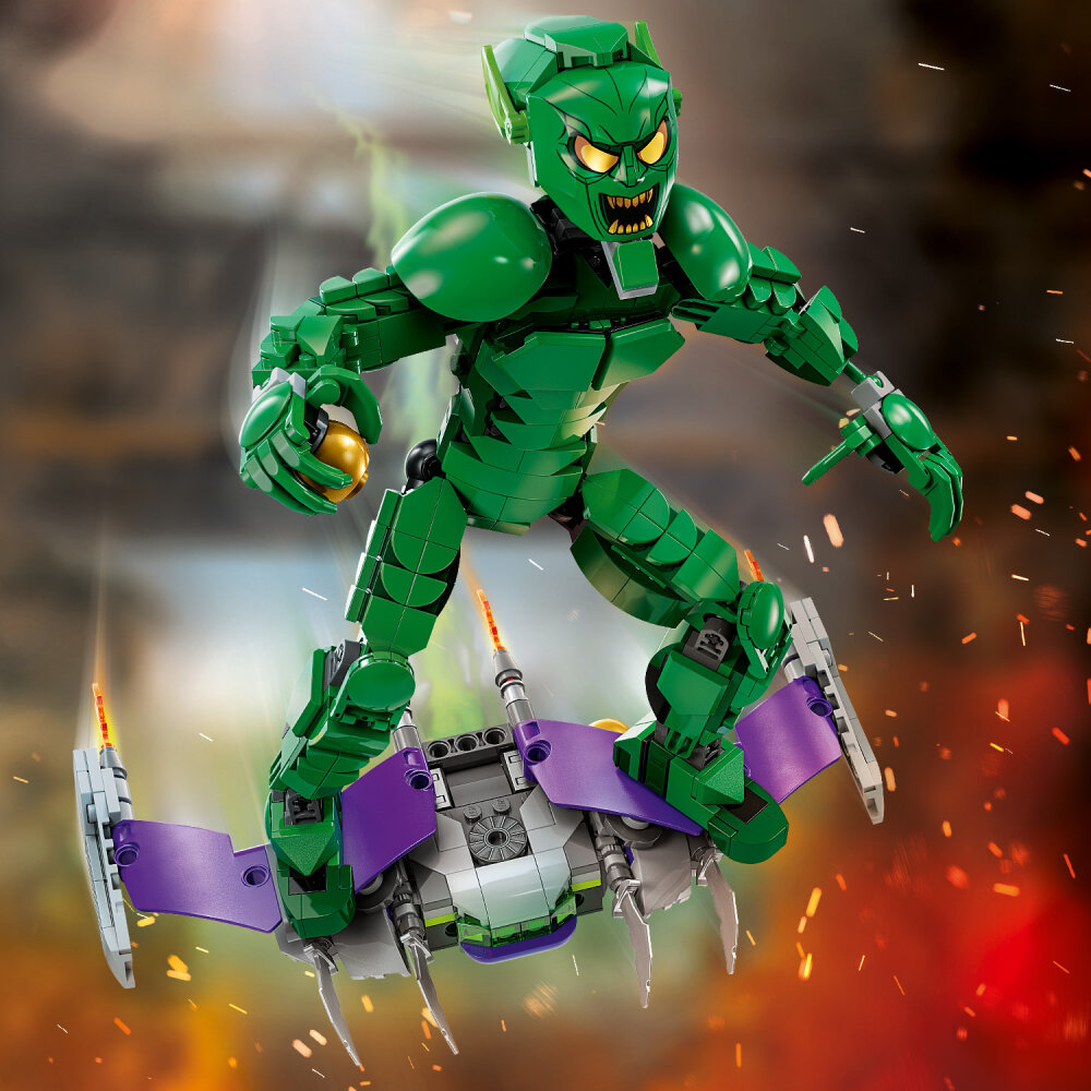 LEGO Marvel - Byg selv-figur af Green Goblin 8+
