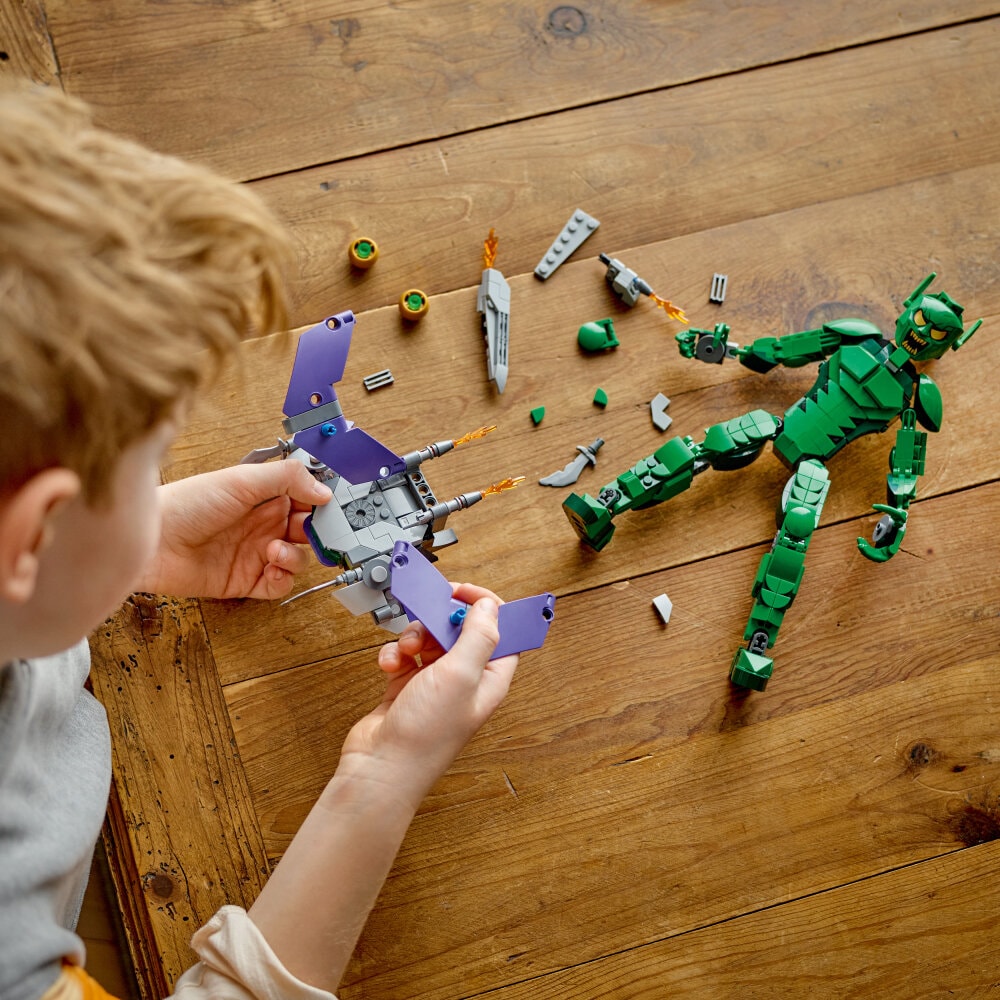 LEGO Marvel - Byg selv-figur af Green Goblin 8+