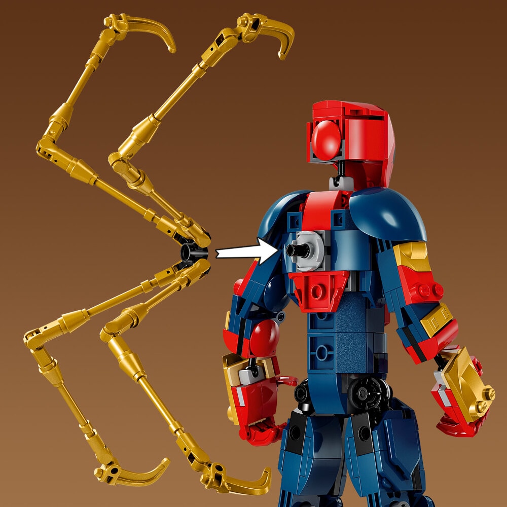 LEGO Marvel - Byg selv-figur af Iron Spider-Man 8+