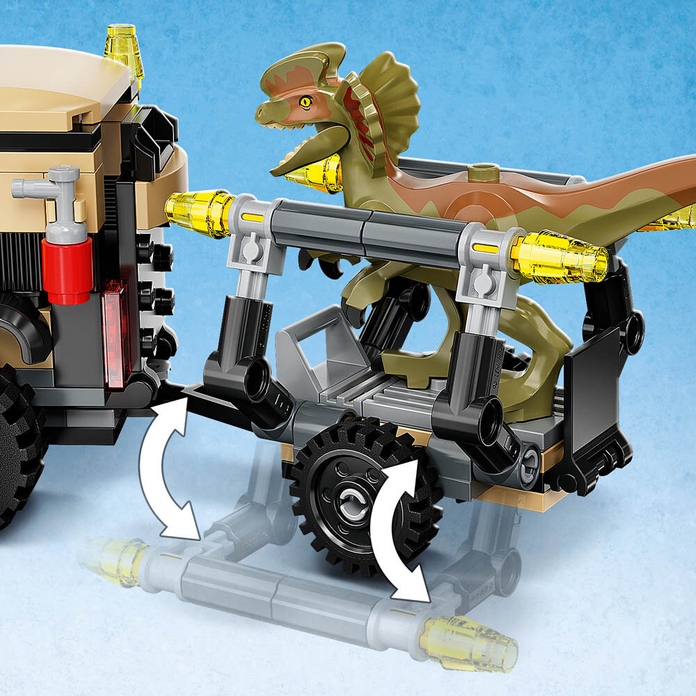 LEGO Jurassic World, Pyroraptor og dilophosaurus-transport 7+