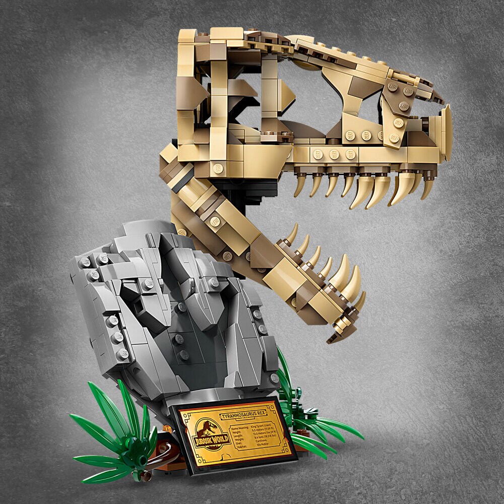 LEGO Jurassic World - Dinosaurfossiler: T-rex-kranium 9+
