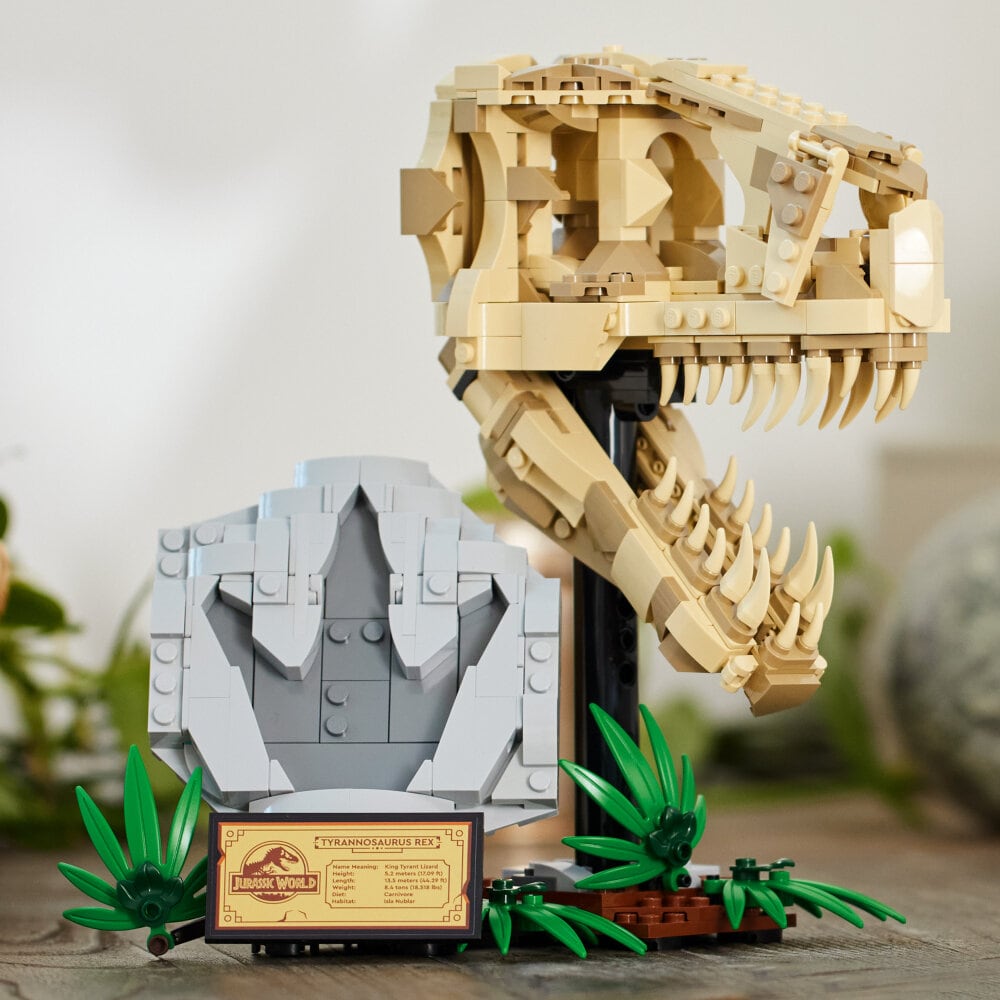 LEGO Jurassic World - Dinosaurfossiler: T-rex-kranium 9+