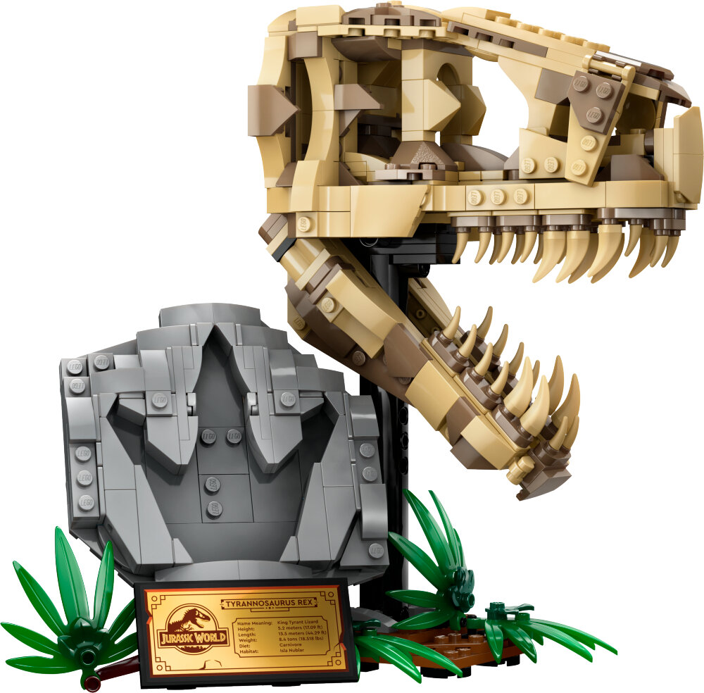 LEGO Jurassic World - Dinosaurfossiler: T-rex-kranium 9+